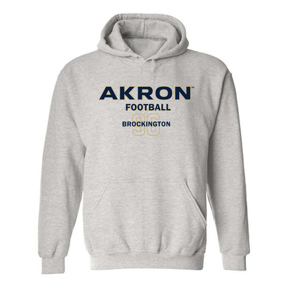 Akron - NCAA Football : Zy Brockington - Classic Fashion Shersey Hooded Sweatshirt
