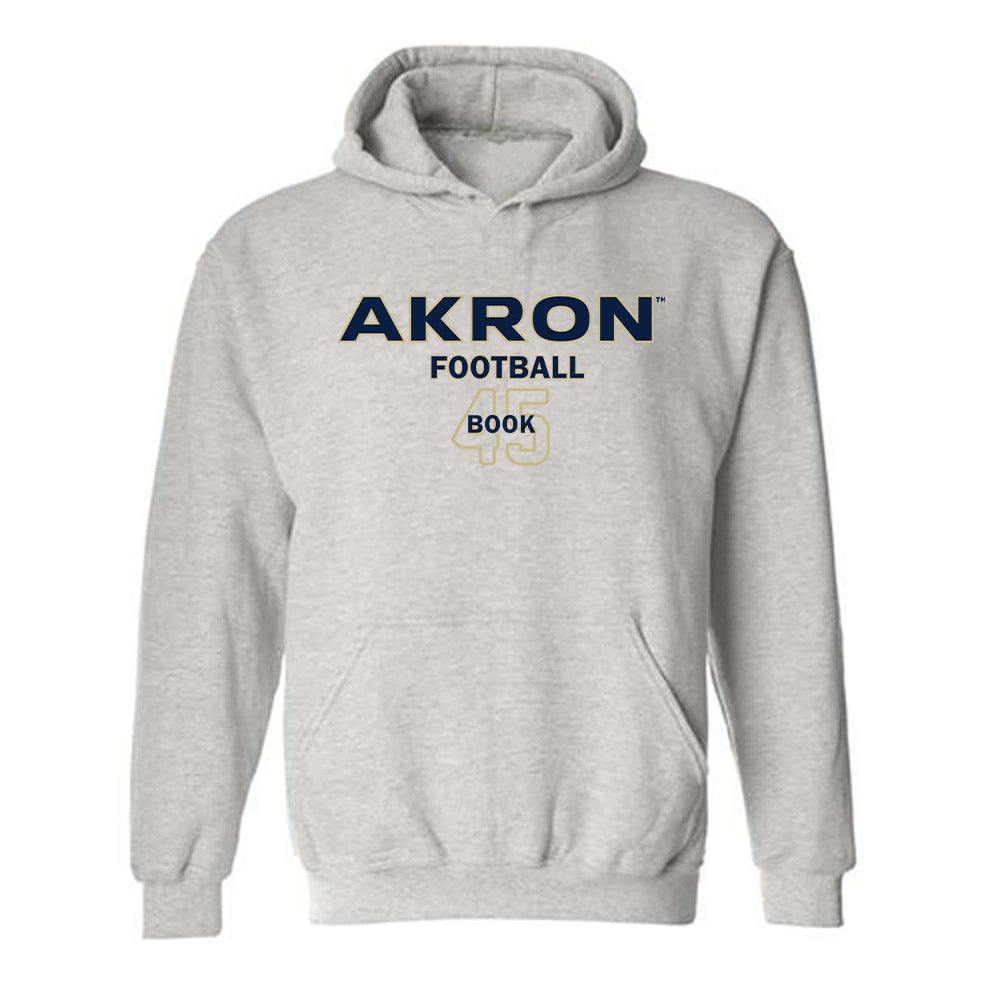 Akron - NCAA Football : Avery Book - Classic Fashion Shersey Hooded Sweatshirt