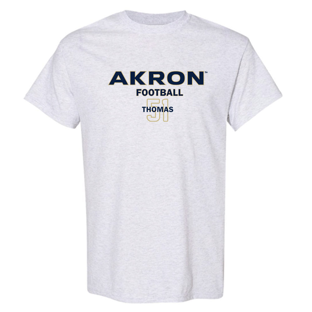 Akron - NCAA Football : DQ Thomas - Classic Fashion Shersey T-Shirt Style001