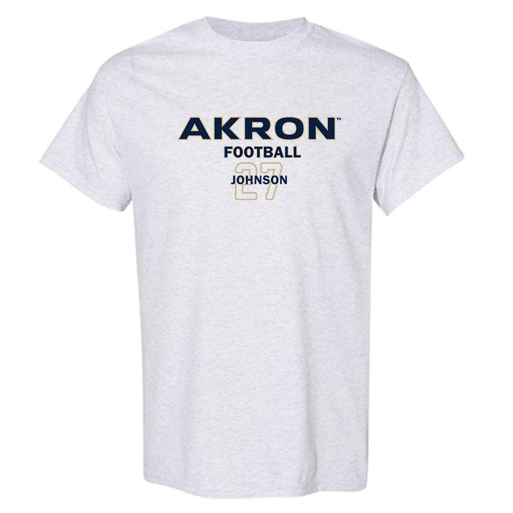 Akron - NCAA Football : Keyveon Johnson - Classic Fashion Shersey T-Shirt Style002