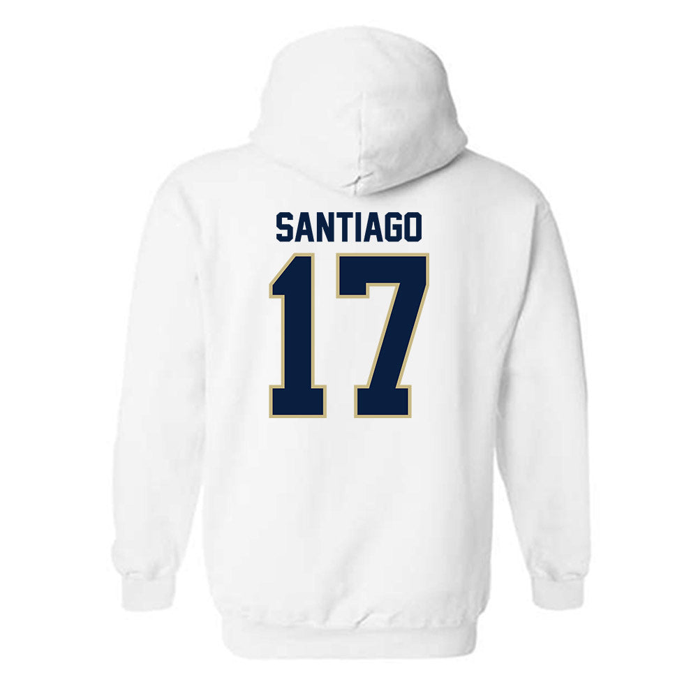 Akron - NCAA Women's Swimming & Diving : Alanis Santiago - Classic Shersey Hooded Sweatshirt Style003