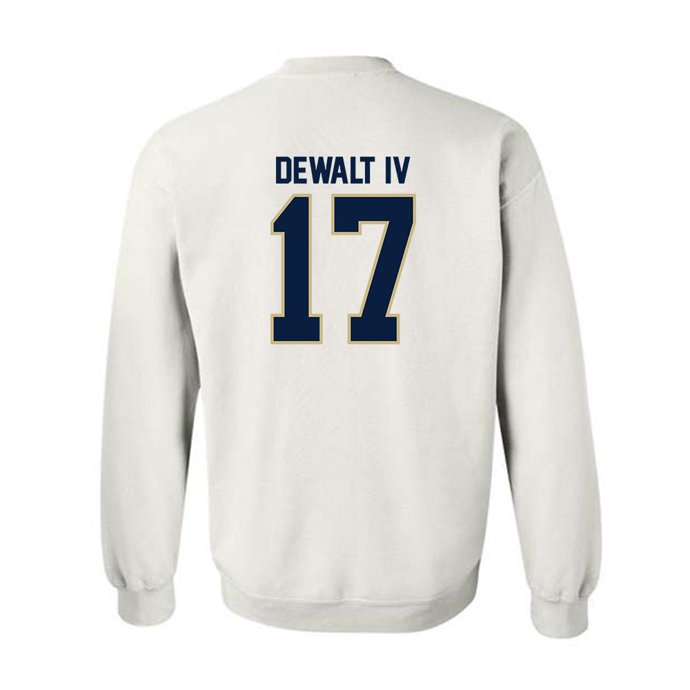 Akron - NCAA Football : Malcolm DeWalt IV - Classic Shersey Crewneck Sweatshirt Style002
