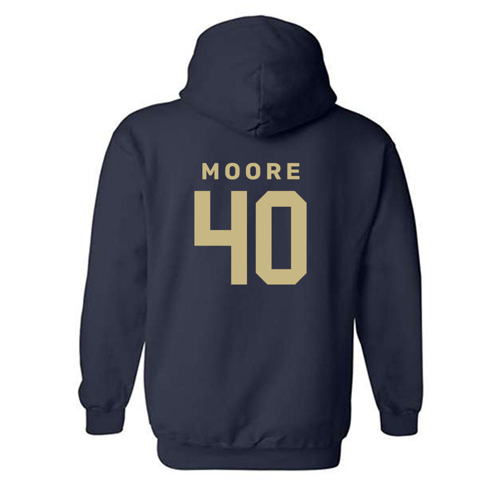 Akron - NCAA Baseball : David Moore - Classic Shersey Hooded Sweatshirt Style003