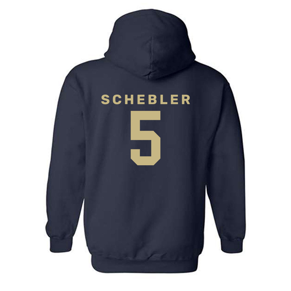 Akron - NCAA Baseball : Charles Schebler - Classic Shersey Hooded Sweatshirt Style001