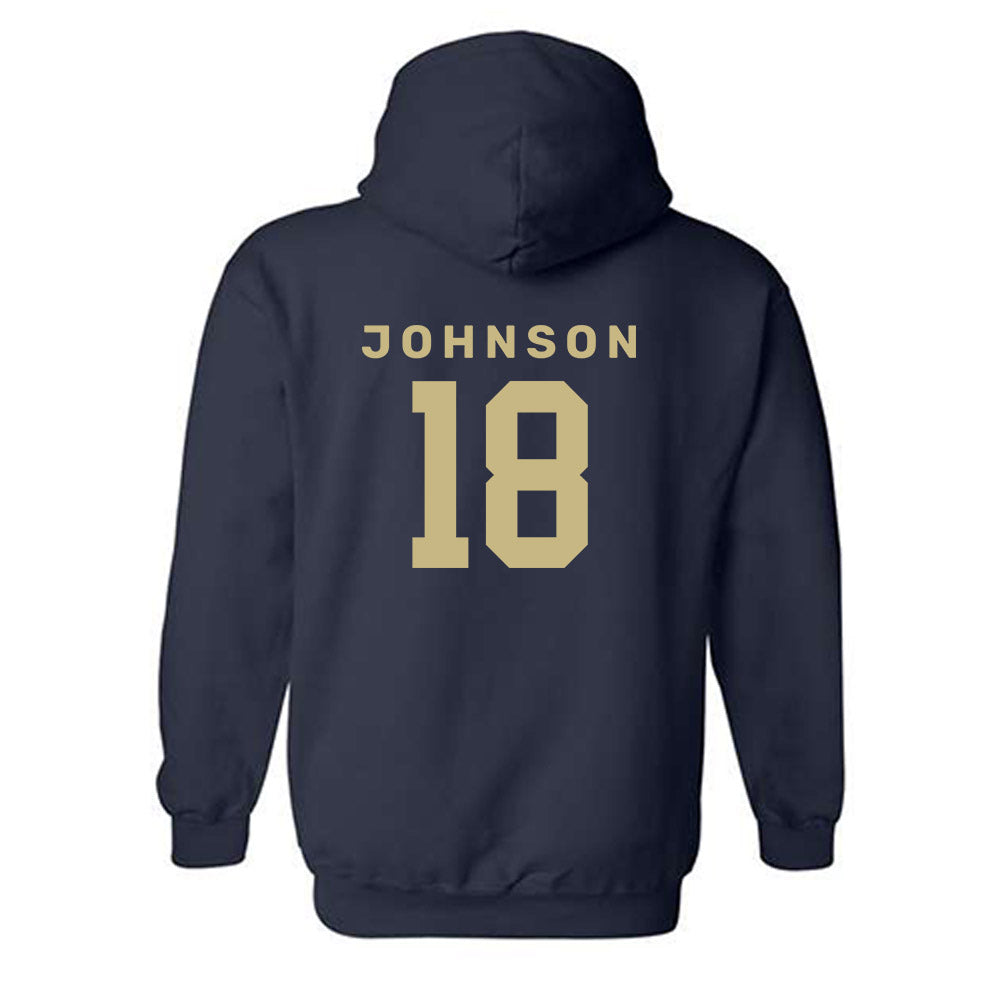 Akron - NCAA Football : DiMarco Johnson - Classic Shersey Hooded Sweatshirt Style003