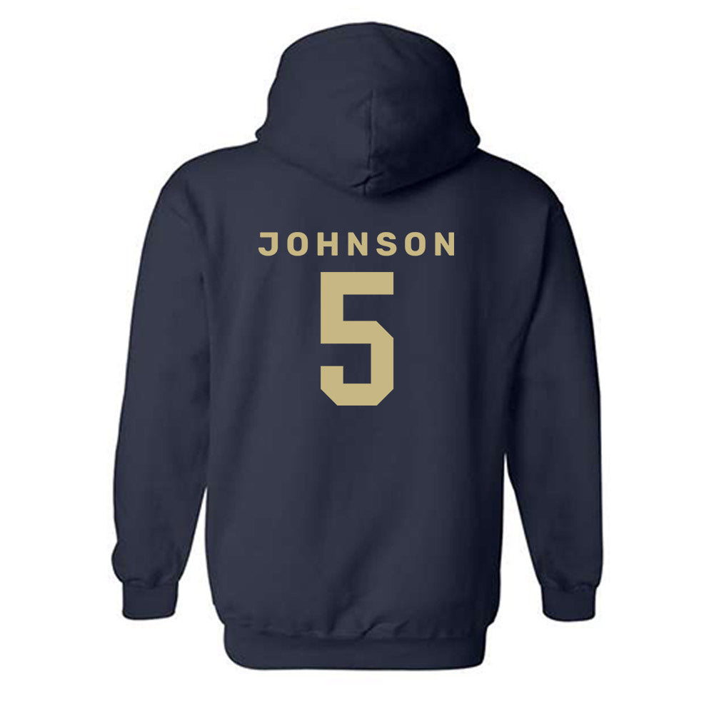 Akron - NCAA Men's Basketball : Tavari Johnson - Classic Shersey Hooded Sweatshirt Style003