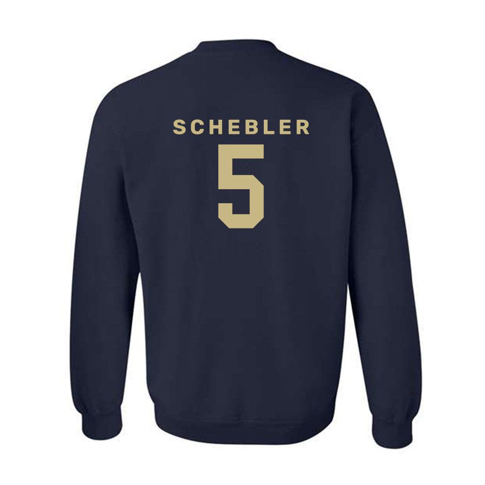 Akron - NCAA Baseball : Charles Schebler - Classic Shersey Crewneck Sweatshirt Style002