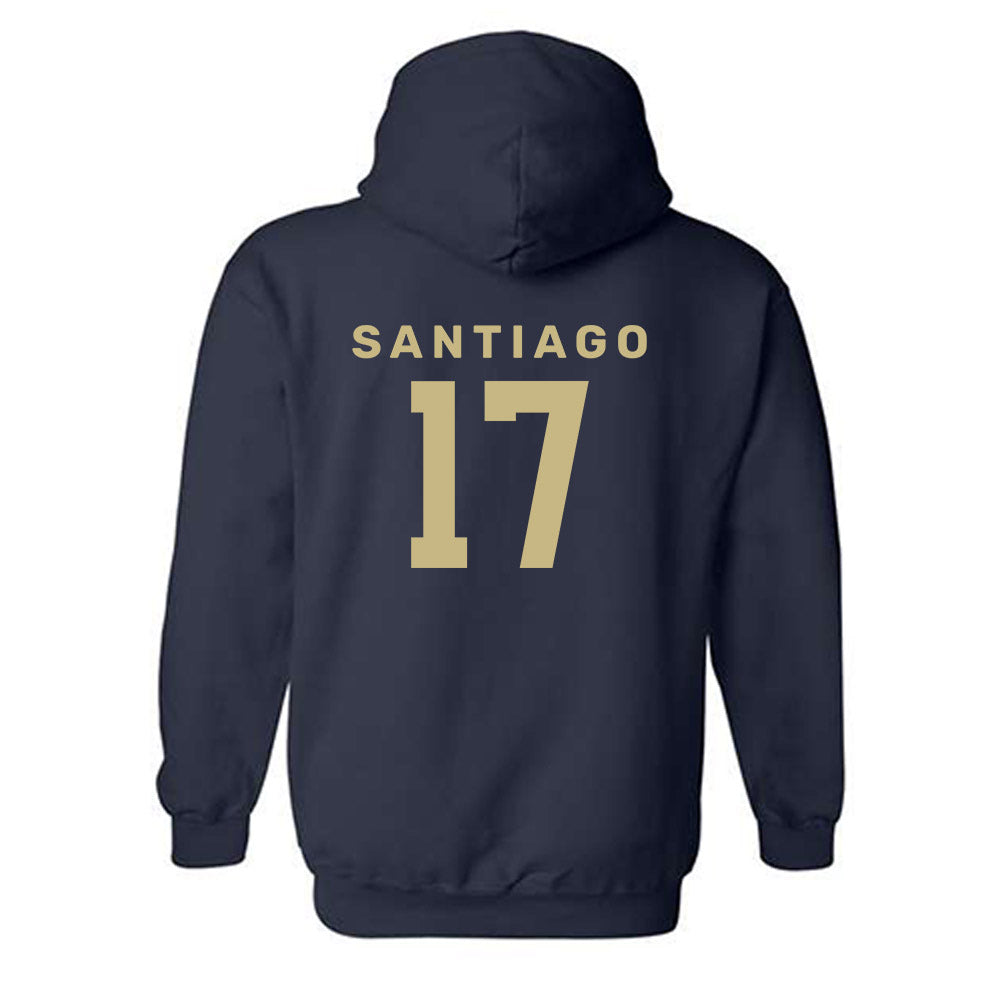 Akron - NCAA Women's Swimming & Diving : Alanis Santiago - Classic Shersey Hooded Sweatshirt Style001