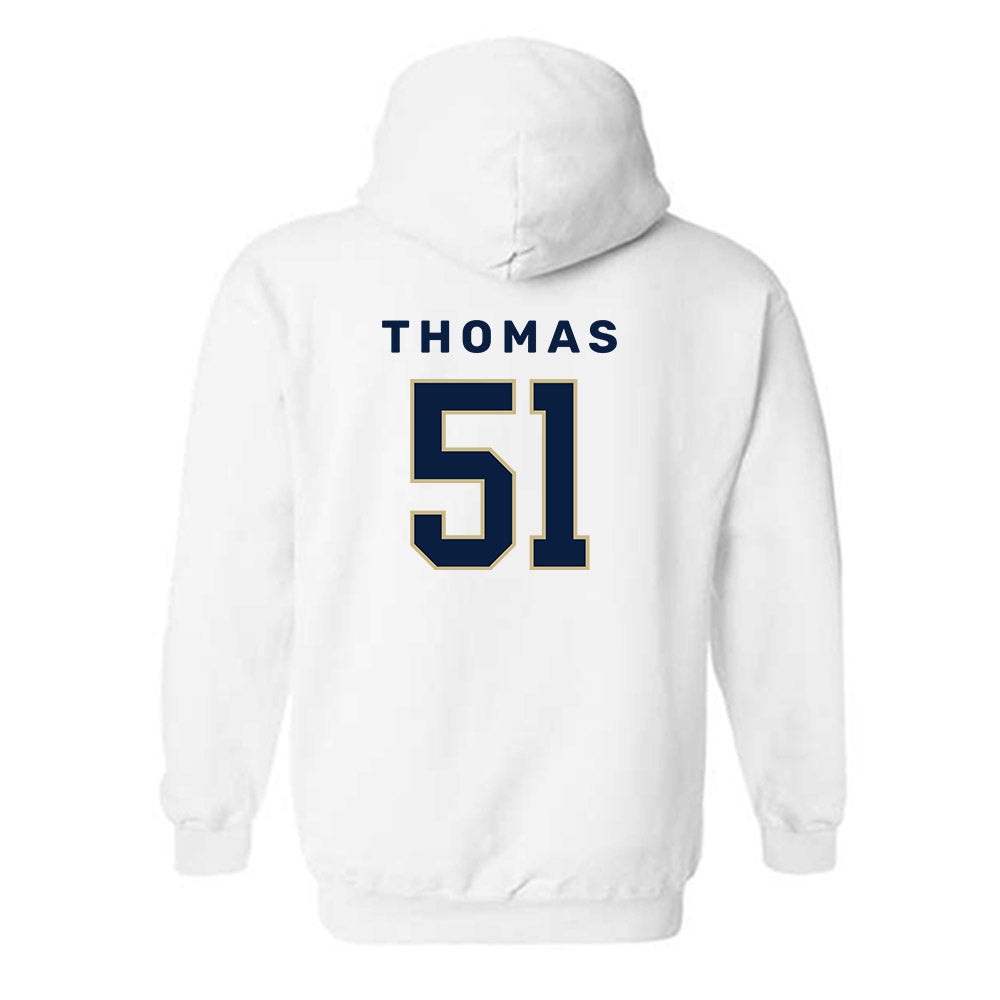 Akron - NCAA Football : DQ Thomas - Classic Shersey Hooded Sweatshirt Style003