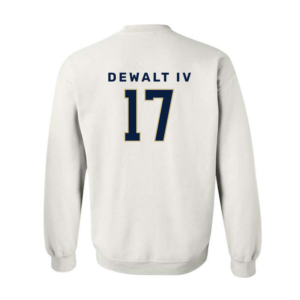 Akron - NCAA Football : Malcolm DeWalt IV - Classic Shersey Crewneck Sweatshirt Style003