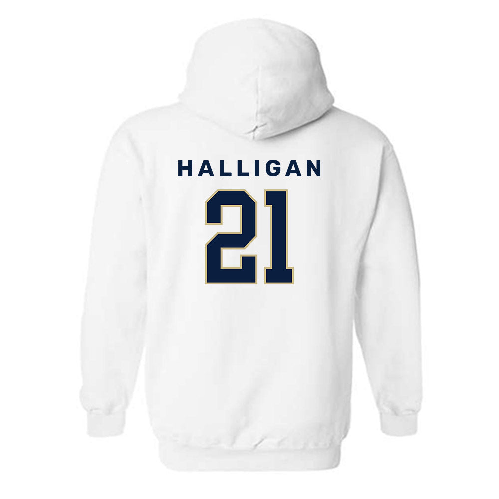Akron - NCAA Men's Basketball : Zachary Halligan - Classic Shersey Hooded Sweatshirt Style001