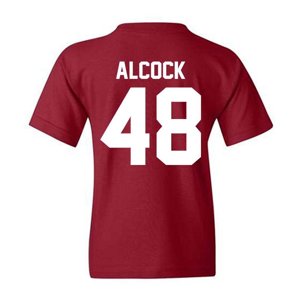 Alabama - NCAA Baseball : Bobby Alcock - Classic Shersey Youth T-Shirt Style001