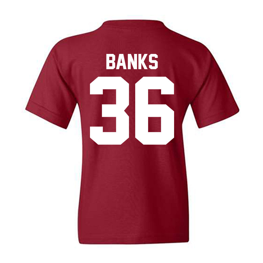 Alabama - NCAA Baseball : Hagan Banks - Classic Shersey Youth T-Shirt Style001