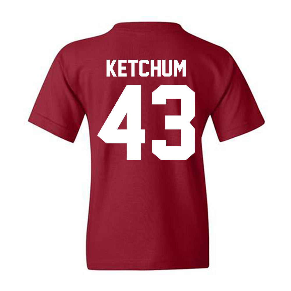 Alabama - NCAA Baseball : Jack Ketchum - Classic Shersey Youth T-Shirt Style001