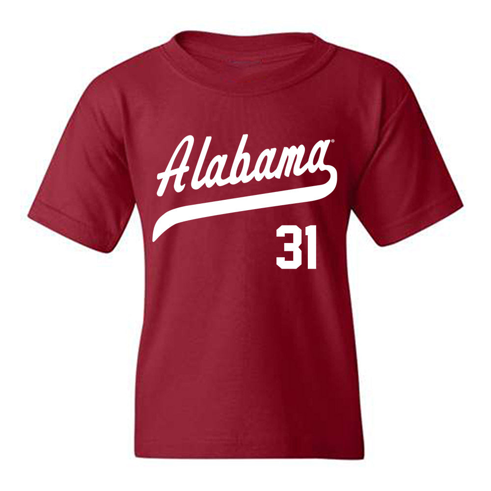 Alabama - NCAA Baseball : Jon Young Jr. - Classic Shersey Youth T-Shirt Style001
