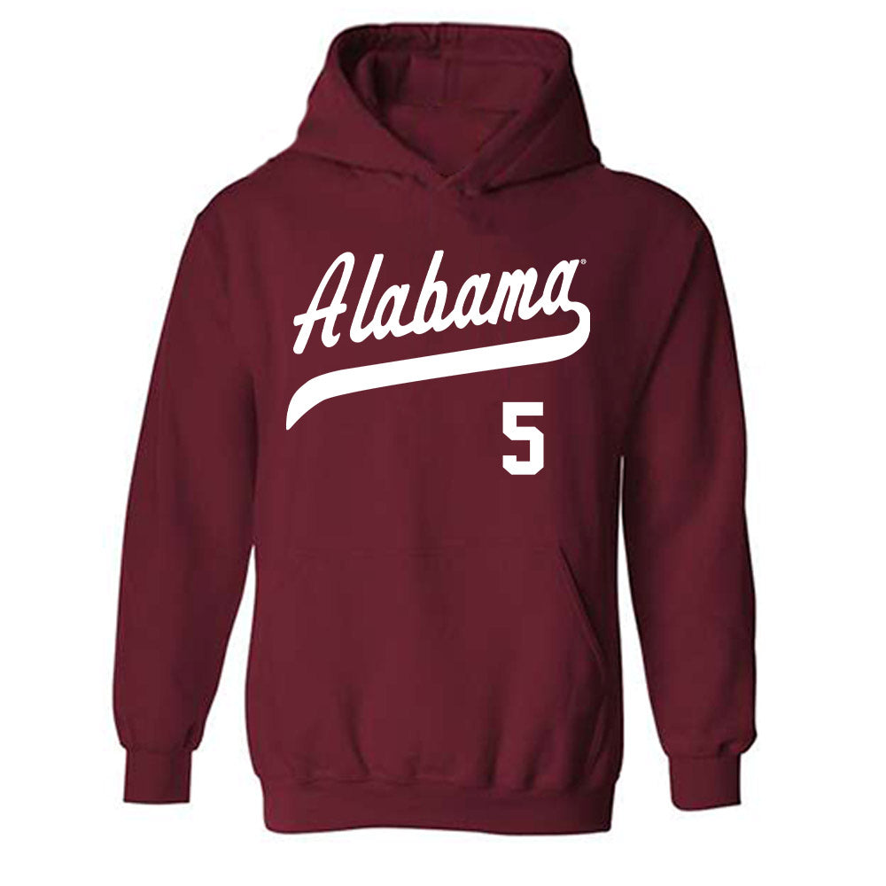 Alabama - NCAA Baseball : Richie Bonomolo Jr. - Classic Shersey Hooded Sweatshirt Style001