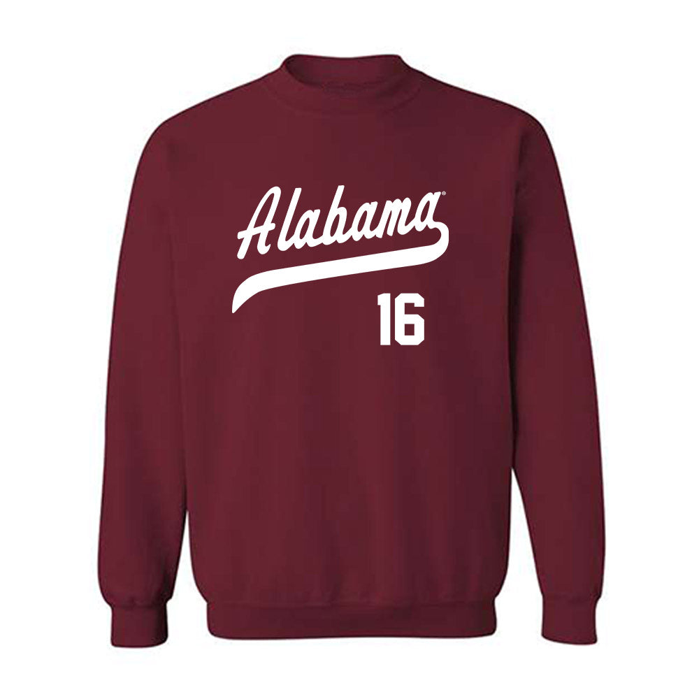 Alabama - NCAA Baseball : Jonathan Stevens - Classic Shersey Crewneck Sweatshirt