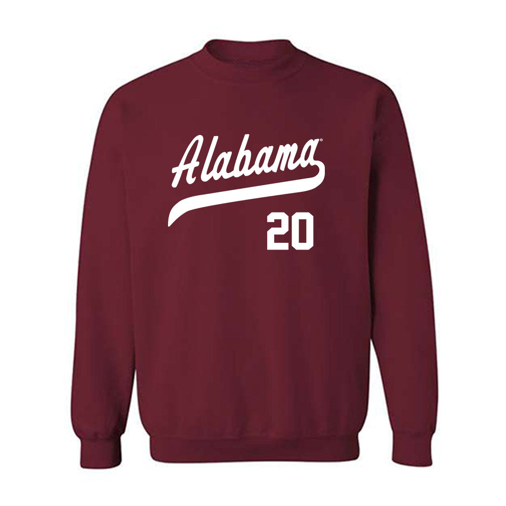 Alabama - NCAA Baseball : Zane Adams - Classic Shersey Crewneck Sweatshirt