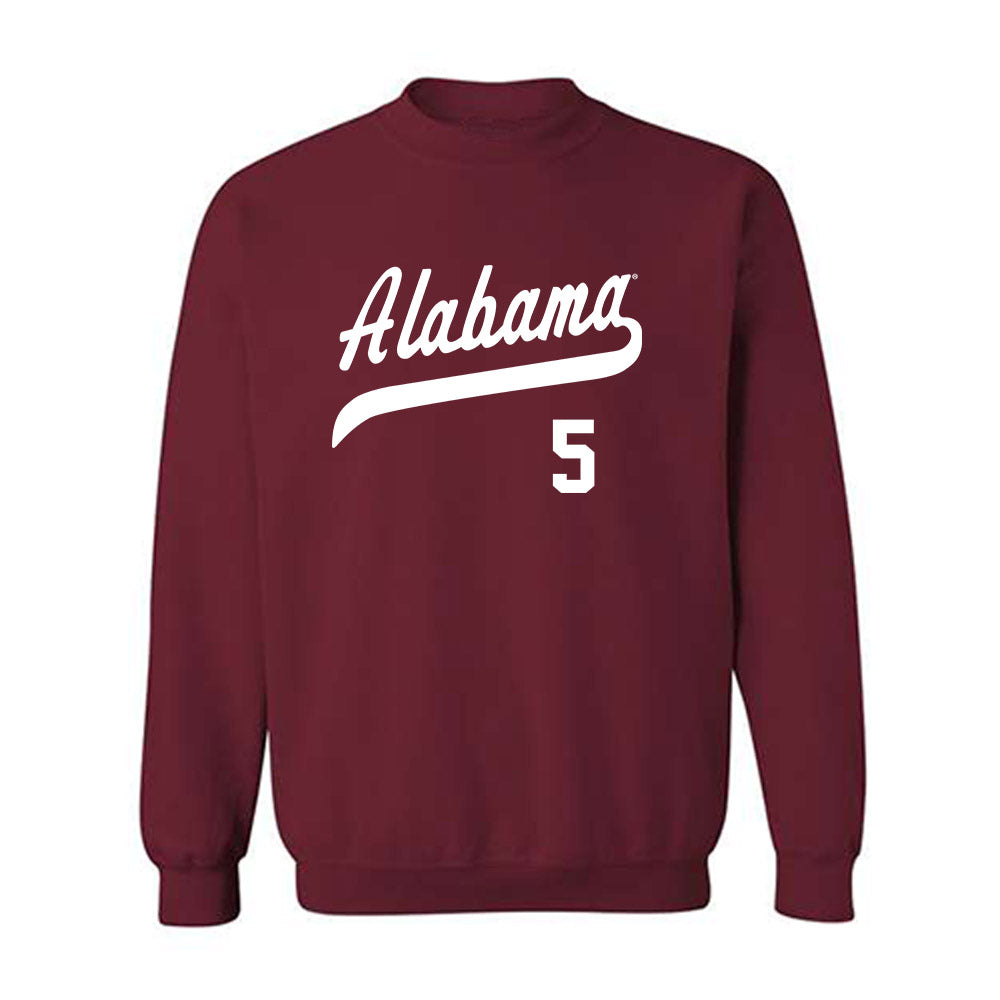 Alabama - NCAA Baseball : Richie Bonomolo Jr. - Classic Shersey Crewneck Sweatshirt Style001