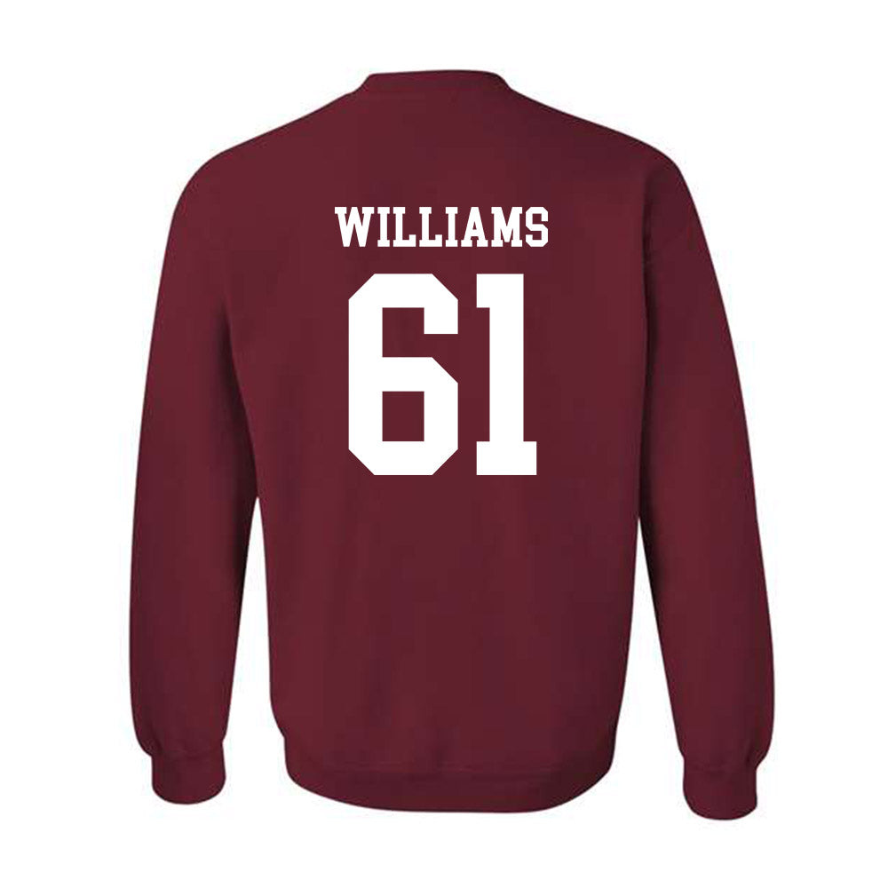 Alabama - Football Alumni : John Byrd Williams - Classic Shersey Crewneck Sweatshirt Style001