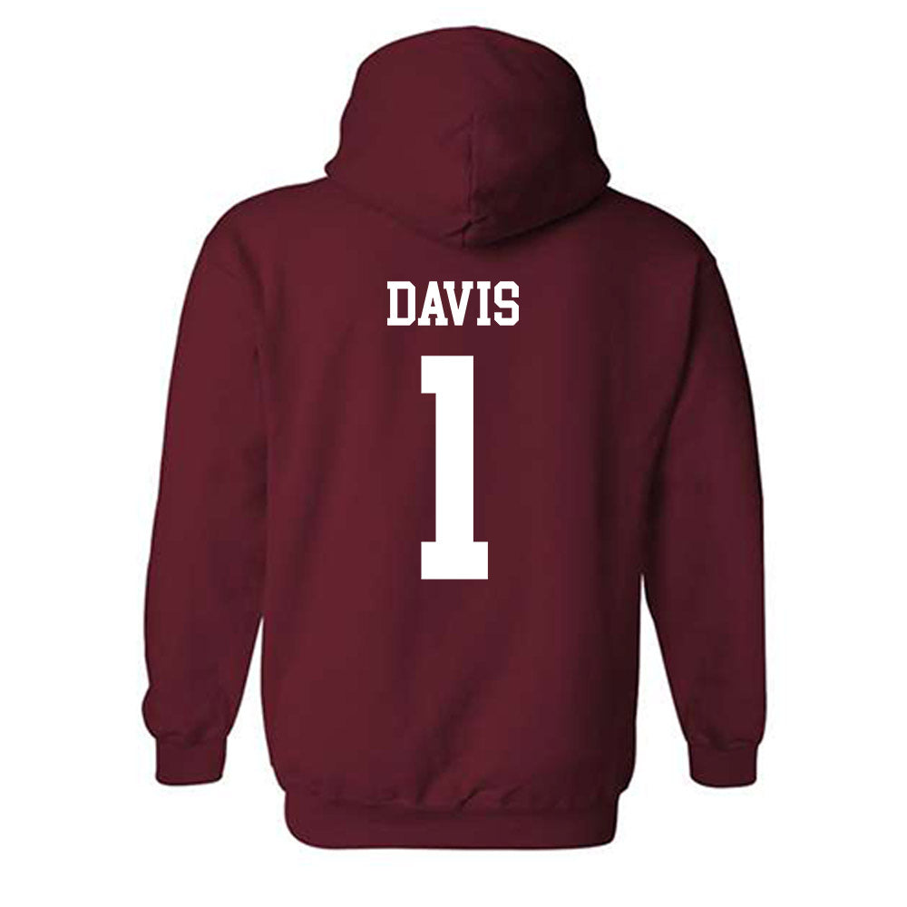 Alabama - Mens Basketball Alumni : Chuck Davis - Classic Shersey Hooded Sweatshirt
