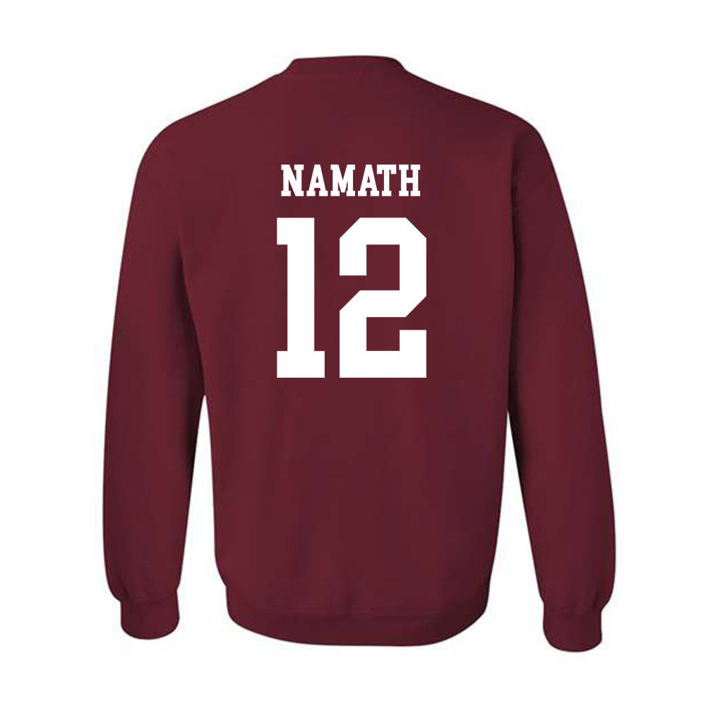 Alabama - Football Alumni : Joe Namath - Classic Shersey Crewneck Sweatshirt Style006