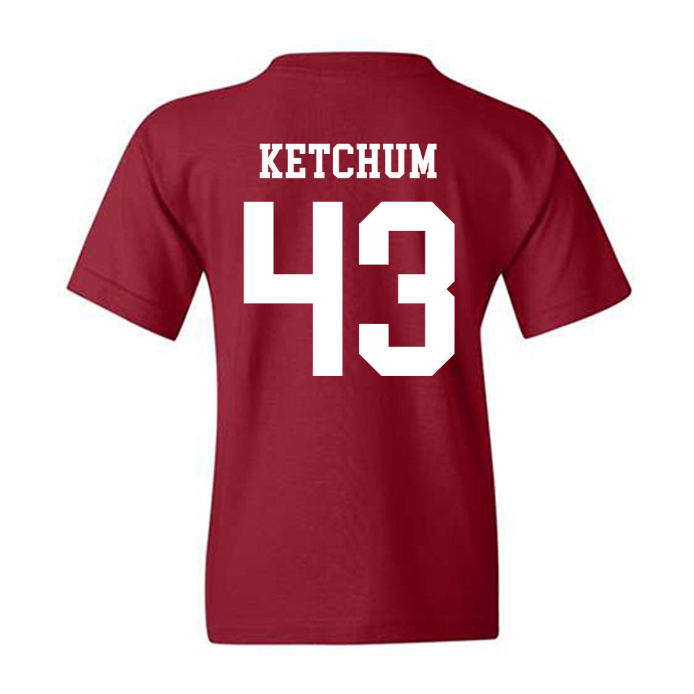Alabama - NCAA Baseball : Jack Ketchum - Classic Shersey Youth T-Shirt