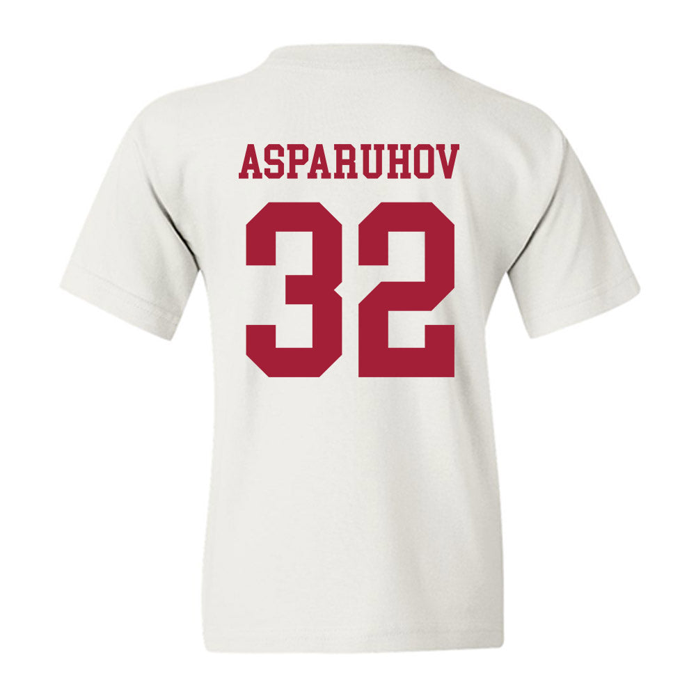 Alabama - NCAA Football : Alex Asparuhov - Vintage Shersey Youth T-Shirt