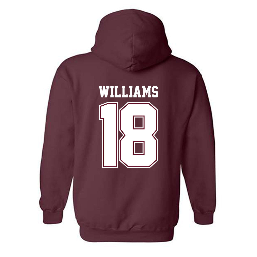 AAMU - NCAA Football : Tervae Williams - Classic Shersey Hooded Sweatshirt Style002