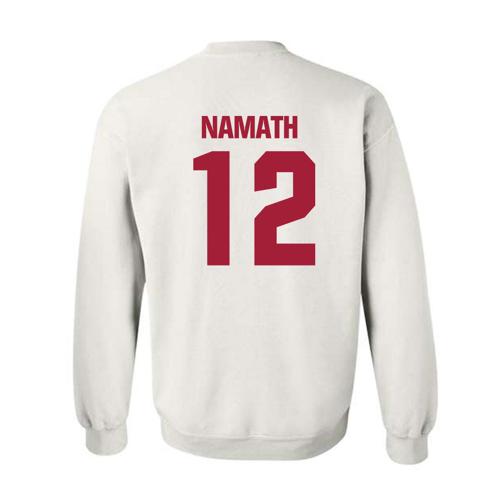 Alabama - Football Alumni : Joe Namath - Classic Shersey Crewneck Sweatshirt Style009