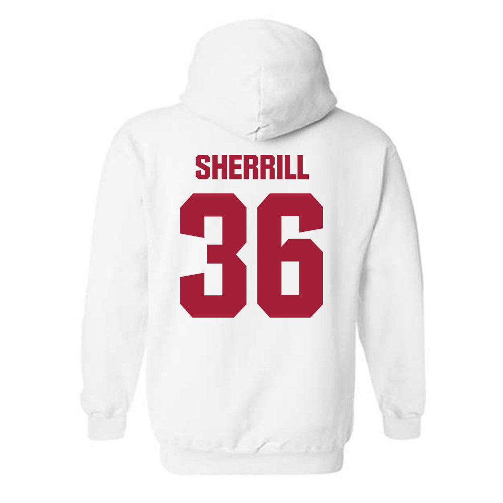 Alabama - Football Alumni : Jackie Sherrill - Classic Shersey Hooded Sweatshirt Style007