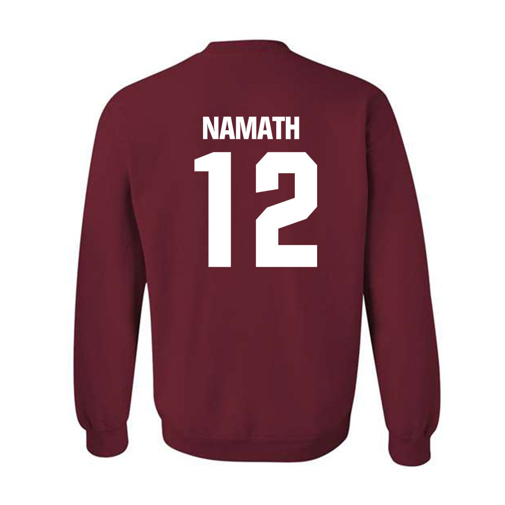 Alabama - Football Alumni : Joe Namath - Classic Shersey Crewneck Sweatshirt Style003