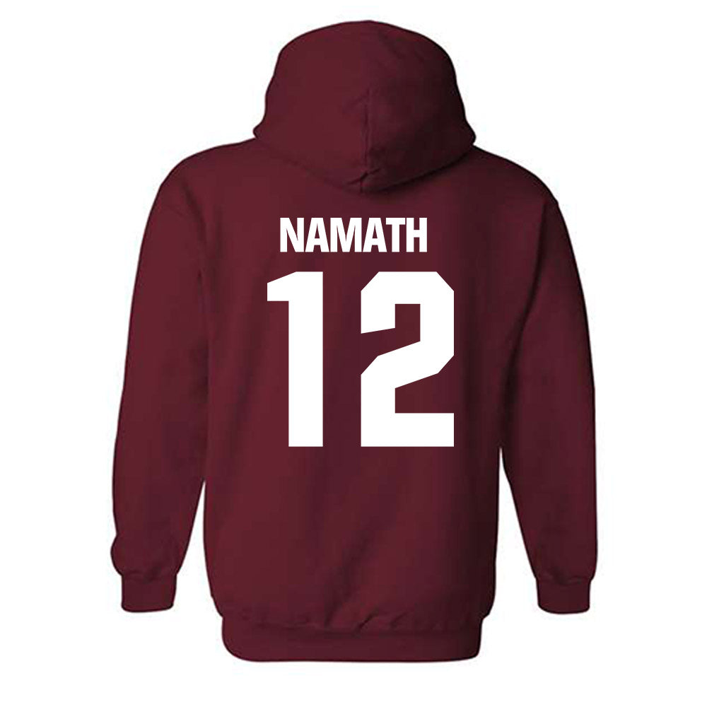 Alabama - Football Alumni : Joe Namath - Classic Shersey Hooded Sweatshirt Style012