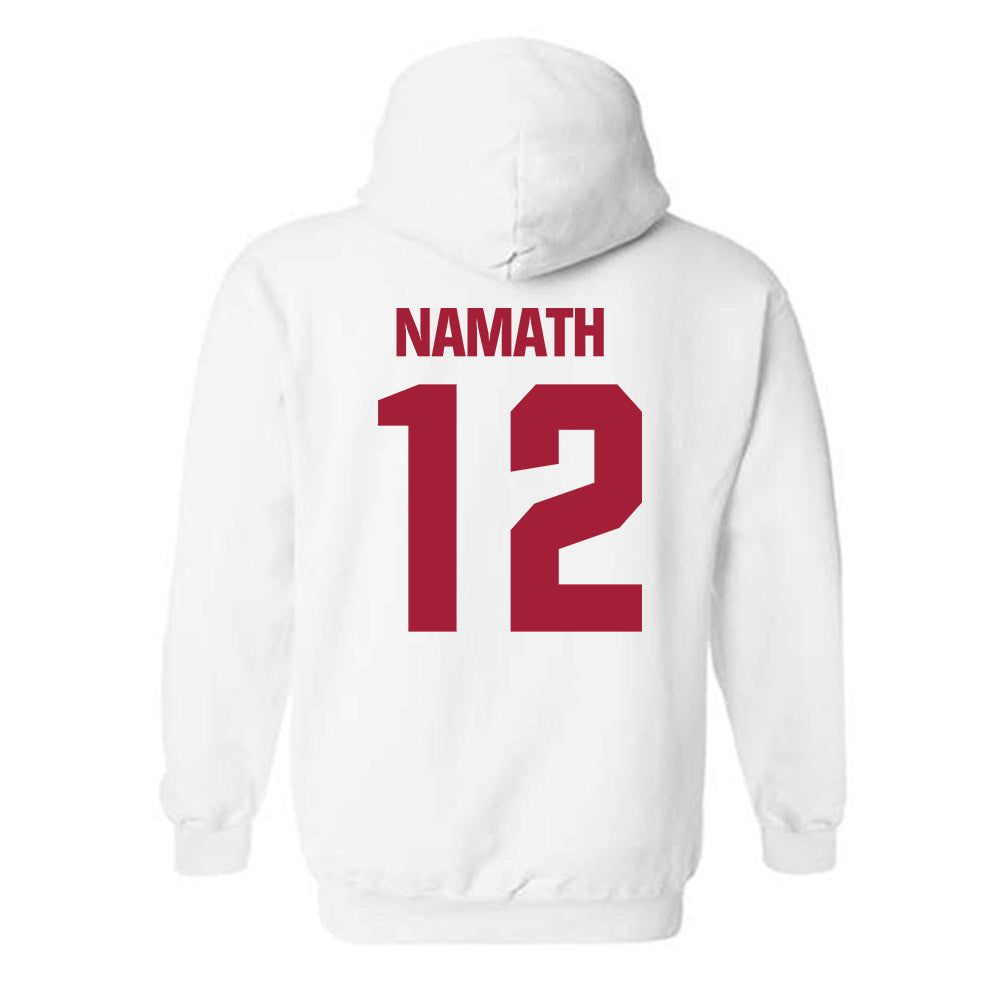 Alabama - Football Alumni : Joe Namath - Classic Shersey Hooded Sweatshirt Style005