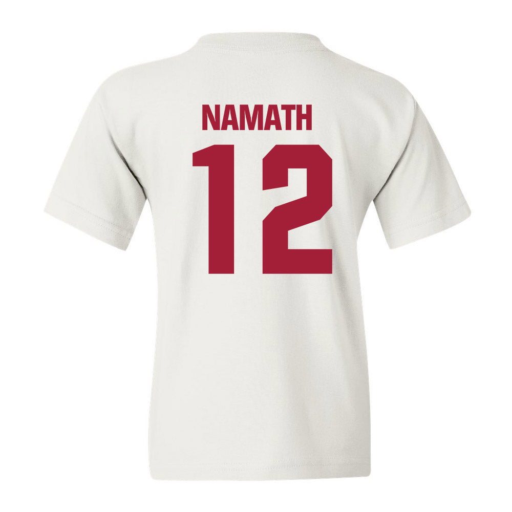 Alabama - Football Alumni : Joe Namath - Classic Shersey Youth T-Shirt Style007