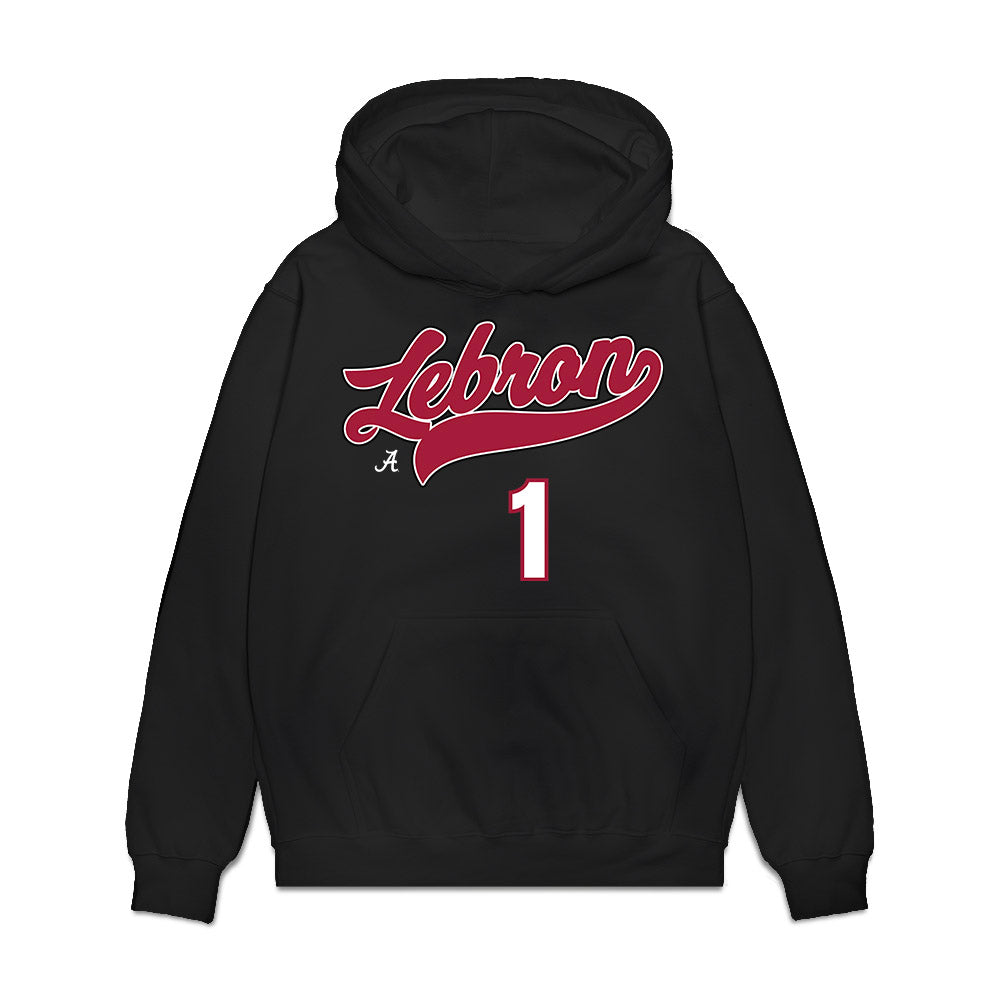 Alabama - NCAA Baseball : Justin Lebron - Classic Shersey Premium Hooded Sweatshirt Style001