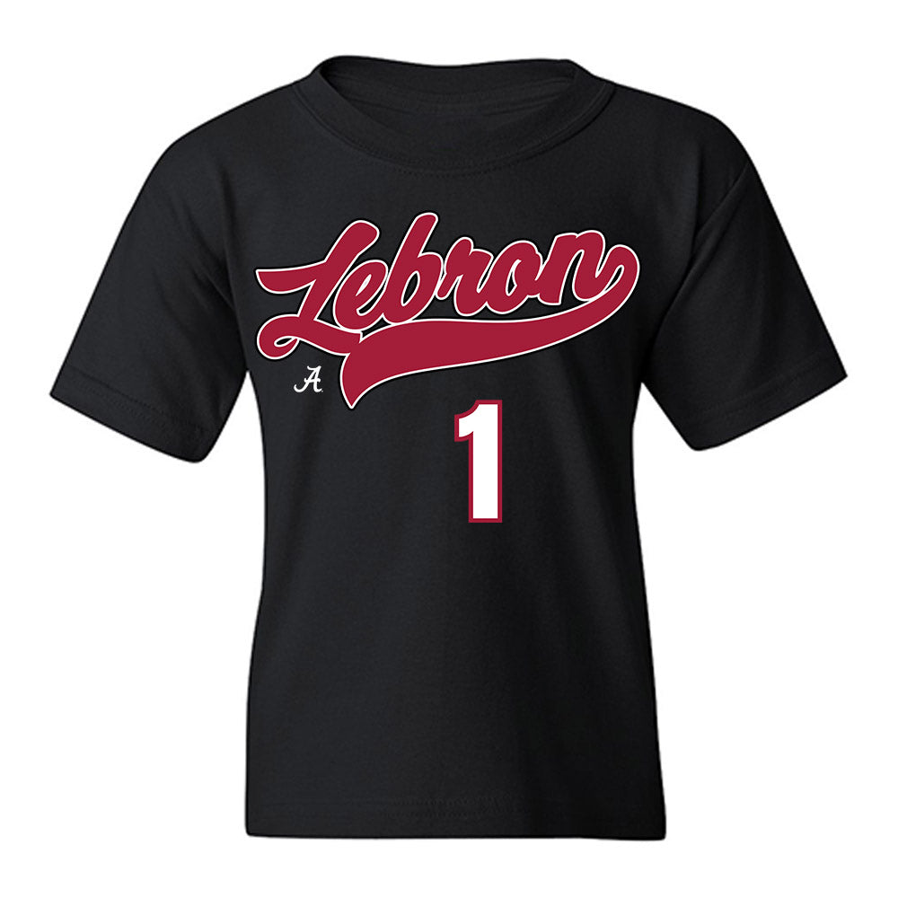 Alabama - NCAA Baseball : Justin Lebron - Classic Shersey Youth T-Shirt Style002