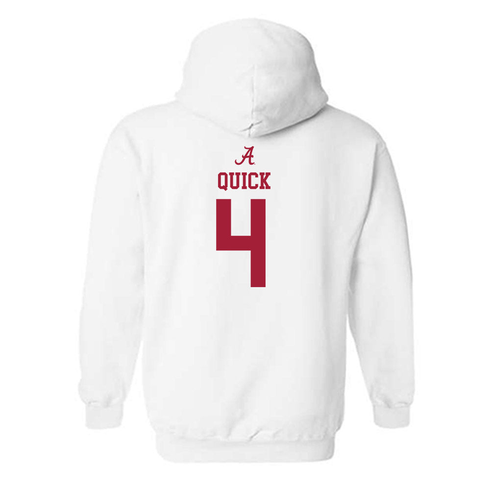 Alabama - NCAA Baseball : Riley Quick - Hooded Sweatshirt Classic Shersey Style001