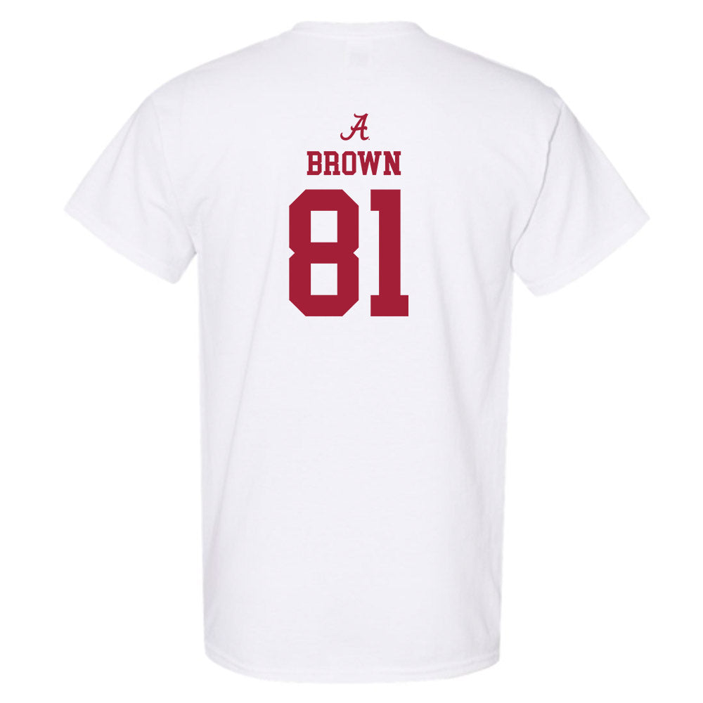 Alabama - Football Alumni : Keith Brown - Classic Shersey T-Shirt Style001