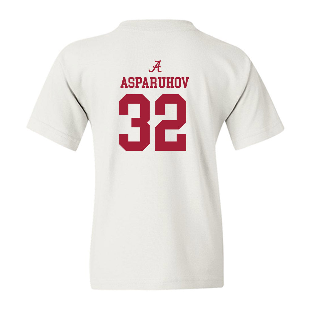 Alabama - NCAA Football : Alex Asparuhov - Classic Shersey Youth T-Shirt