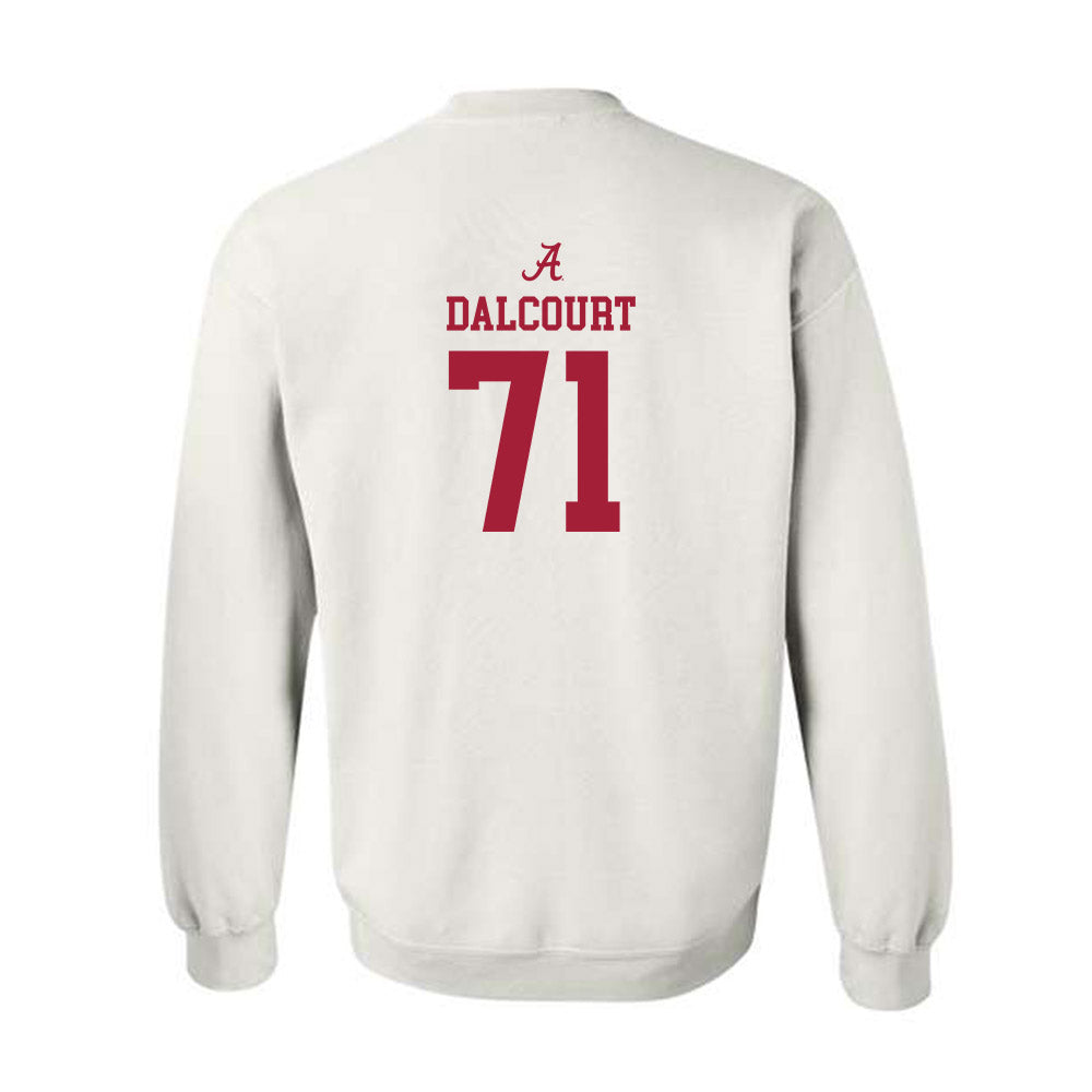 Alabama - Football Alumni : Darrian Dalcourt - Classic Shersey Crewneck Sweatshirt Style001