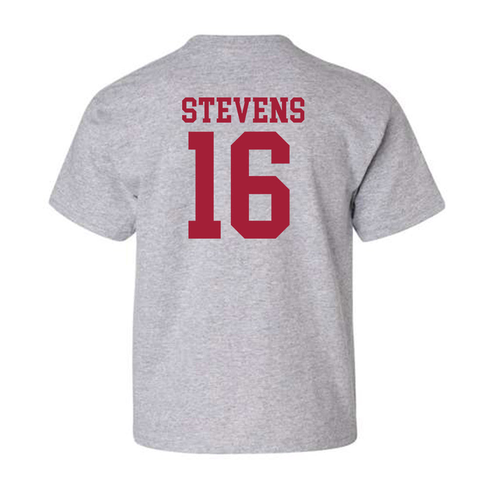 Alabama - NCAA Baseball : Jonathan Stevens - Youth T-Shirt Classic Shersey Style001