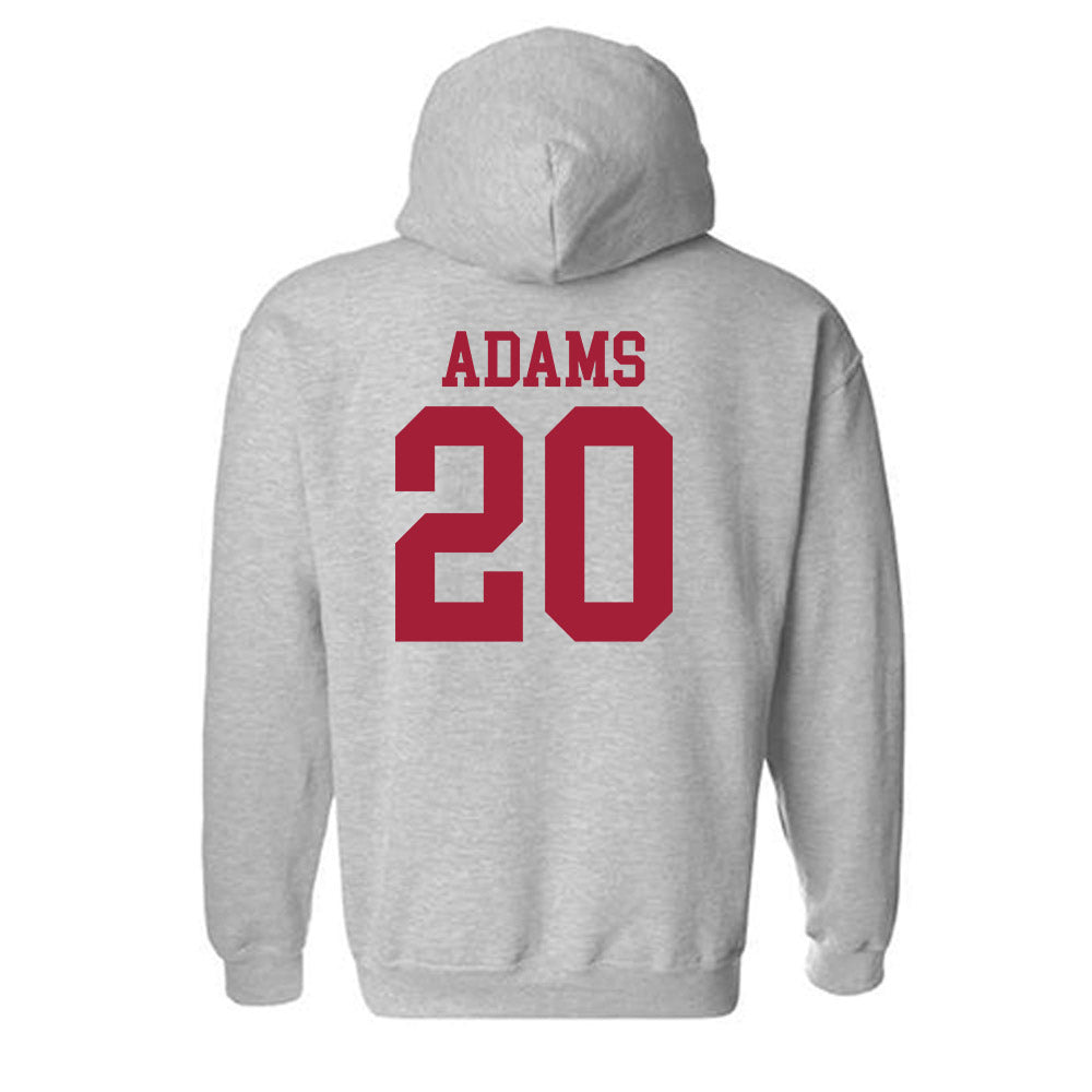 Alabama - NCAA Baseball : Zane Adams - Hooded Sweatshirt Classic Shersey Style001
