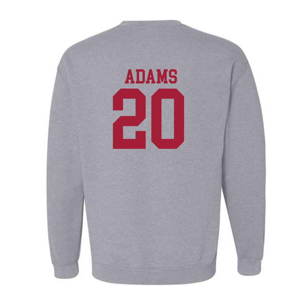 Alabama - NCAA Baseball : Zane Adams - Crewneck Sweatshirt Classic Shersey Style001