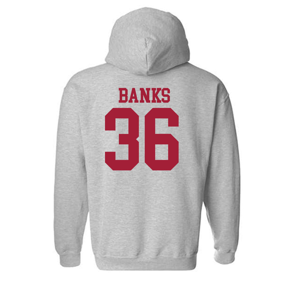 Alabama - NCAA Baseball : Hagan Banks - Hooded Sweatshirt Classic Shersey Style001
