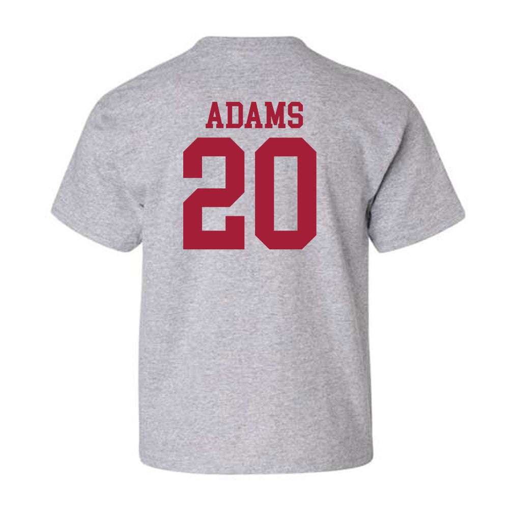 Alabama - NCAA Baseball : Zane Adams - Youth T-Shirt Classic Shersey Style001