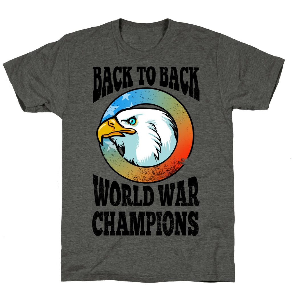 Back to Back World War Champions Unisex Triblend Tee