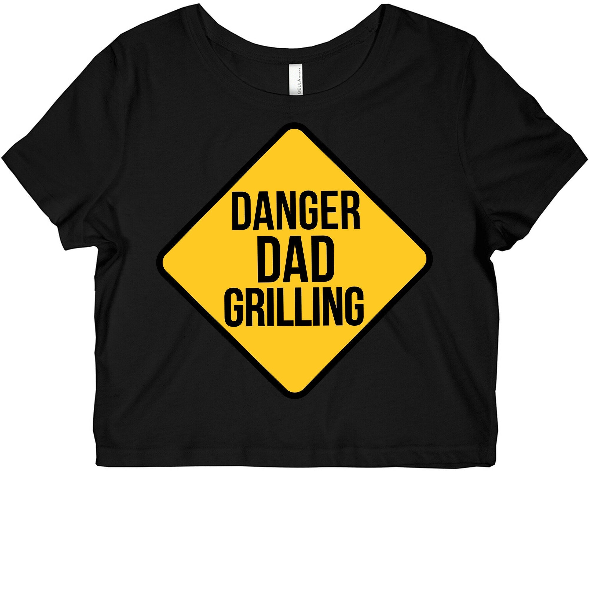 Danger: Dad Grilling Graphic Baby Tee