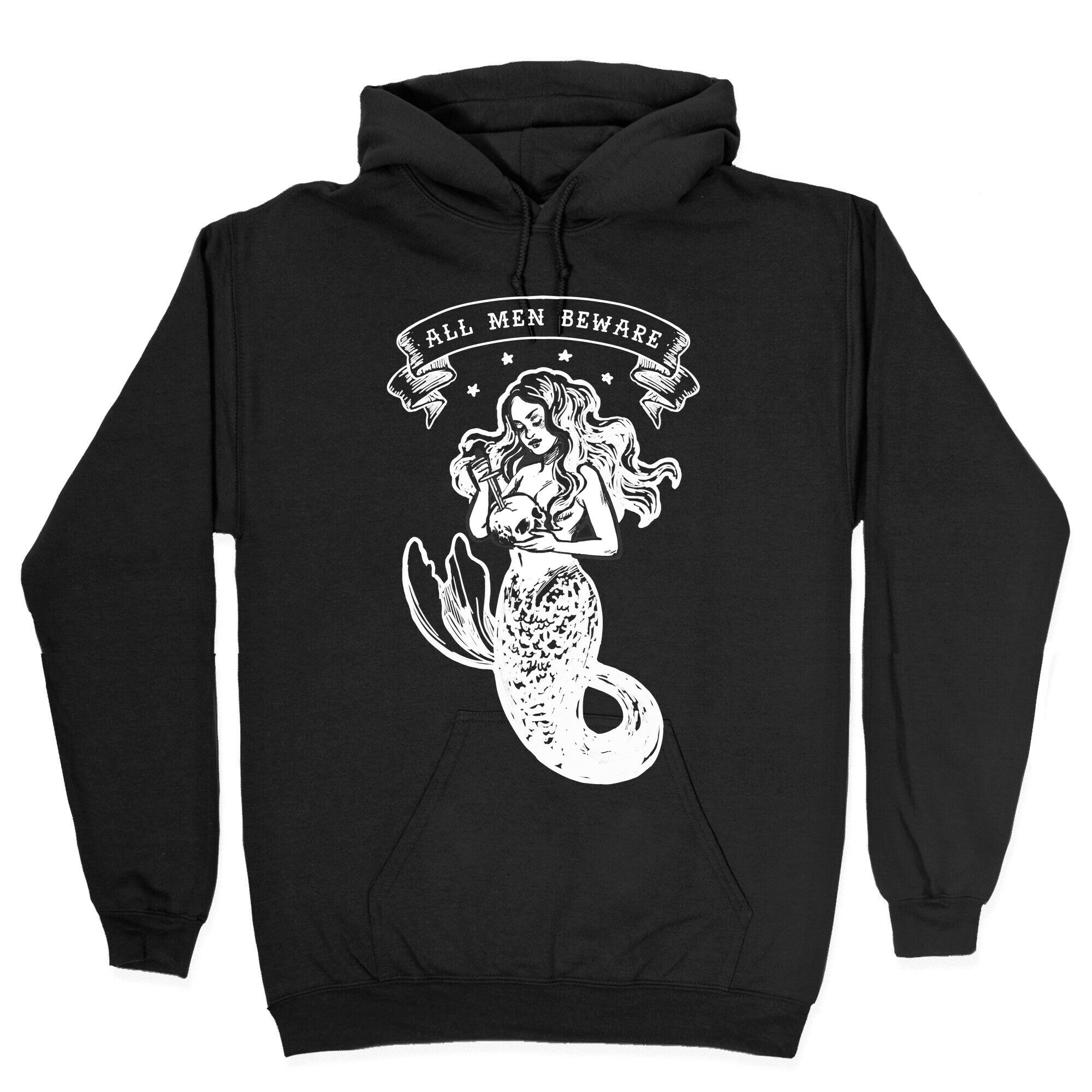 All Men Beware Vintage Mermaid Hoodie Style001