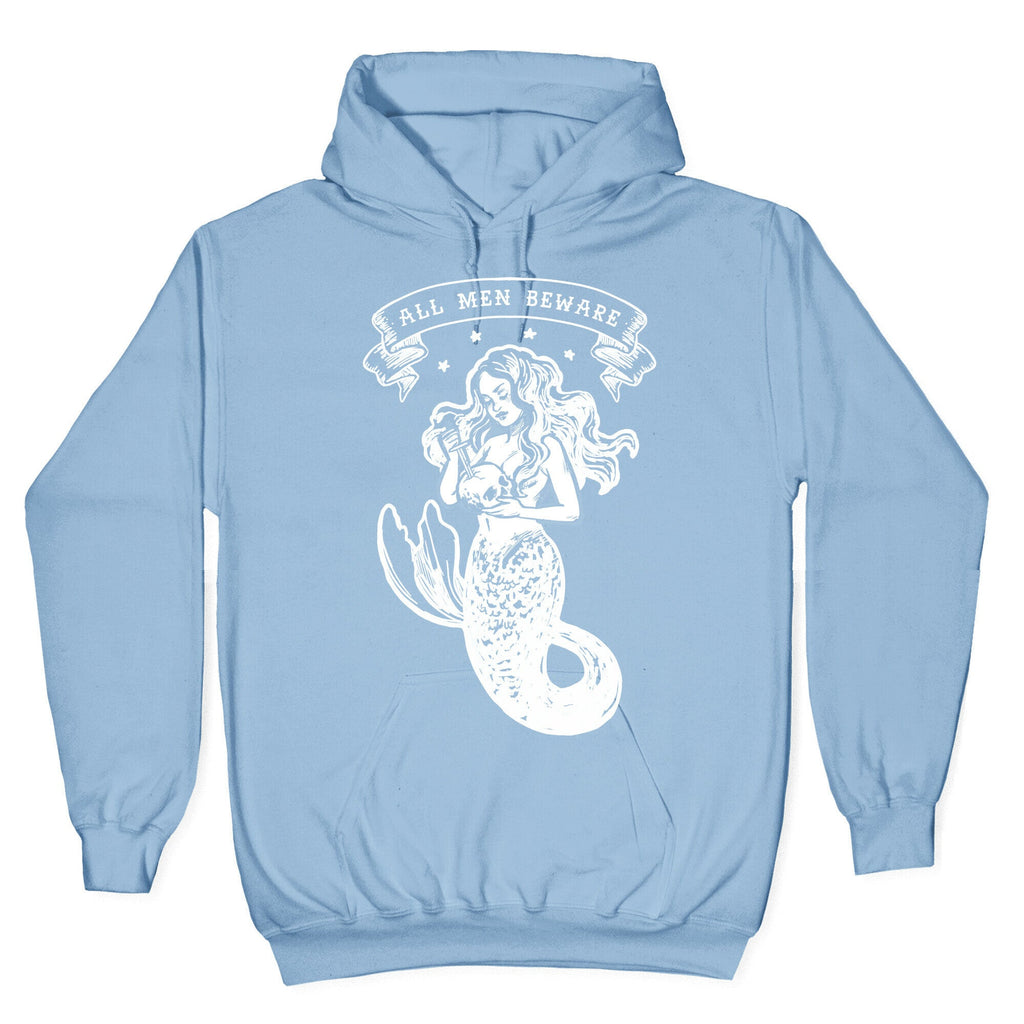 All Men Beware Vintage Mermaid Hoodie Style001